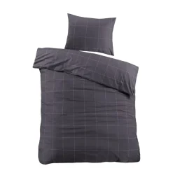 1-Persoons Dekbedovertrekken-Day Dream Duuk - Dekbedovertrek - Eenpersoons - 140x200/220 cm - Grijs