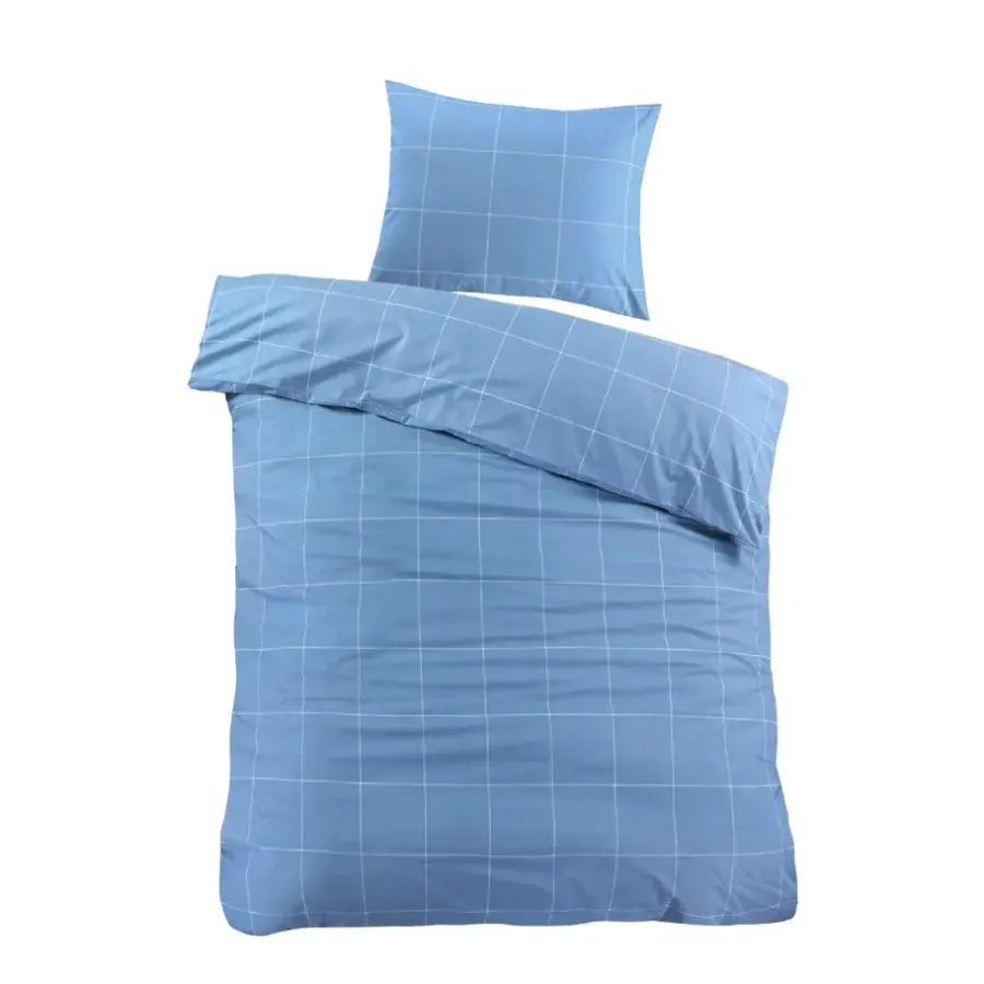 Dekbedovertrekken|1-Persoons Dekbedovertrekken-Day Dream Duuk - Dekbedovertrek - Eenpersoons - 140x200/220 cm - Blauw