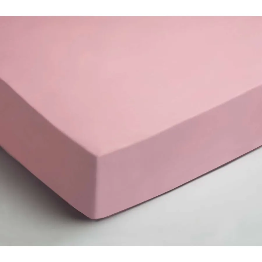 Hoeslakens-Day Dream Hoeslaken - jersey - 90x200 cm - Roze