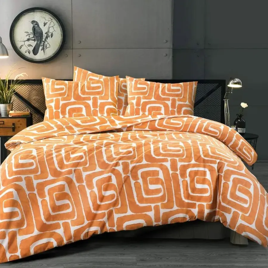 Day Dream Sem Dekbedovertrek - Eenpersoons - 140x200/220 cm - Oranje