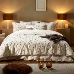 Lits-Jumeaux Dekbedovertrekken-De Witte Lietaer Dekbedovertrek Dentree Soft White - 240 x 220 cm - Flanel