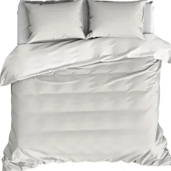 De Witte Lietaer Dekbedovertrek Katoen Satijn Olivia - 240 x 220 cm - Beige