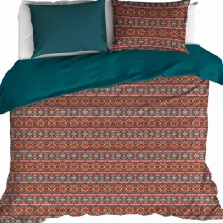 Dekbedovertrekken|Lits-Jumeaux Dekbedovertrekken-De Witte Lietaer Dekbedovertrek Melchior Brandy Brown -240 x 220 cm - Flanel