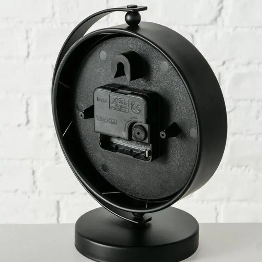 Klokken-Deco by Boltze Tafelklok Montreux - zwart/goud - 20 x 15 cm