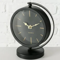 Klokken-Deco by Boltze Tafelklok Montreux - zwart/goud - 20 x 15 cm