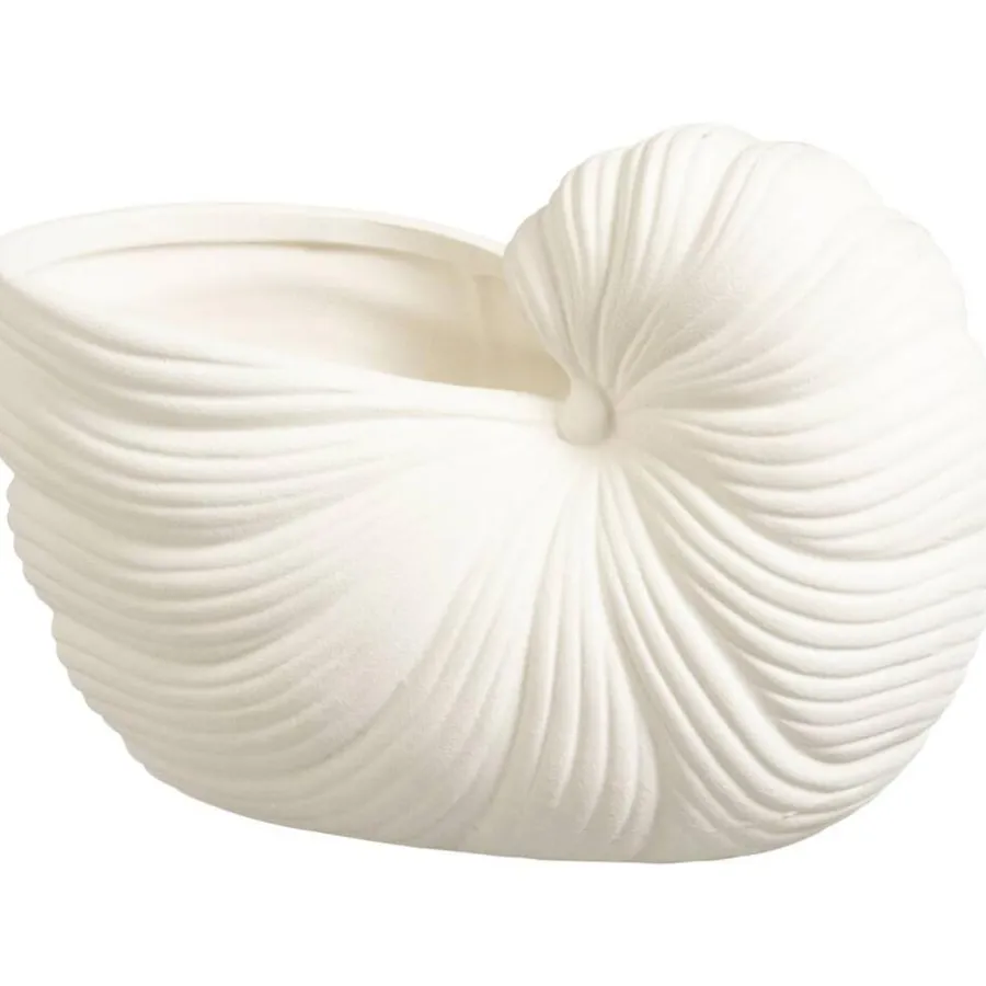 Leen Bakker Decoratie object Schelp - off-white - 10x20x12 cm