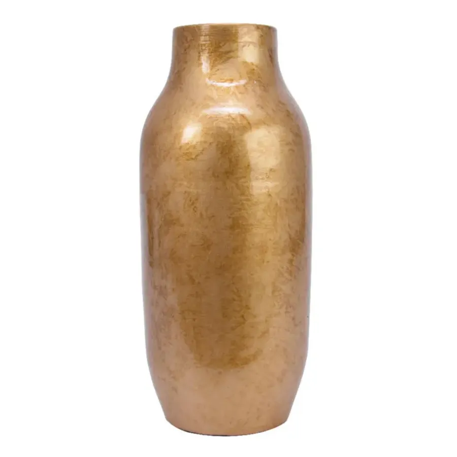 Decoris Design Bloemenvaas Terracotta - 22 x 50 cm - glazuurlook
