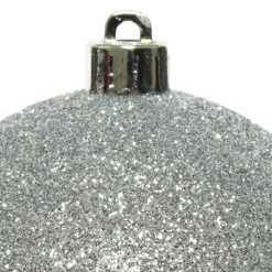 Kerstballen|Kerstdecoratie-Decoris kerstballen - 30x st - zilver - D6 cm