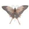 Tuindecoratie-Decoris Muurvlinder - metaal - vlinder - 34 x 24 cm