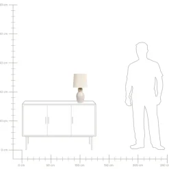 Tafellampen-Leen Bakker DEDURU - Tafellamp - Beige - Keramiek