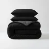 Sleeptime Dekbed zonder Overtrek Diamond 200x200 – Met Kussenslopen – Wasbaar – Zwart