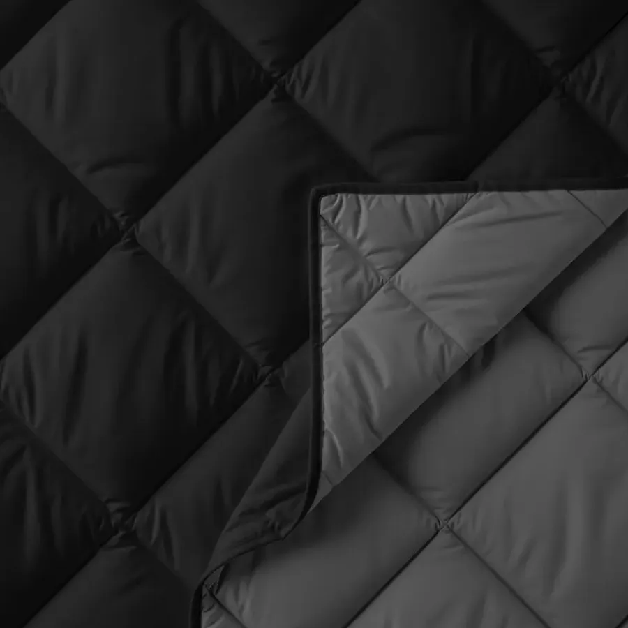 Sleeptime Dekbed zonder Overtrek Diamond 200x200 – Met Kussenslopen – Wasbaar – Zwart
