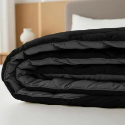 Sleeptime Dekbed zonder Overtrek Diamond 140x200 – Incl. Kussenslopen – Wasbaar – Zwart