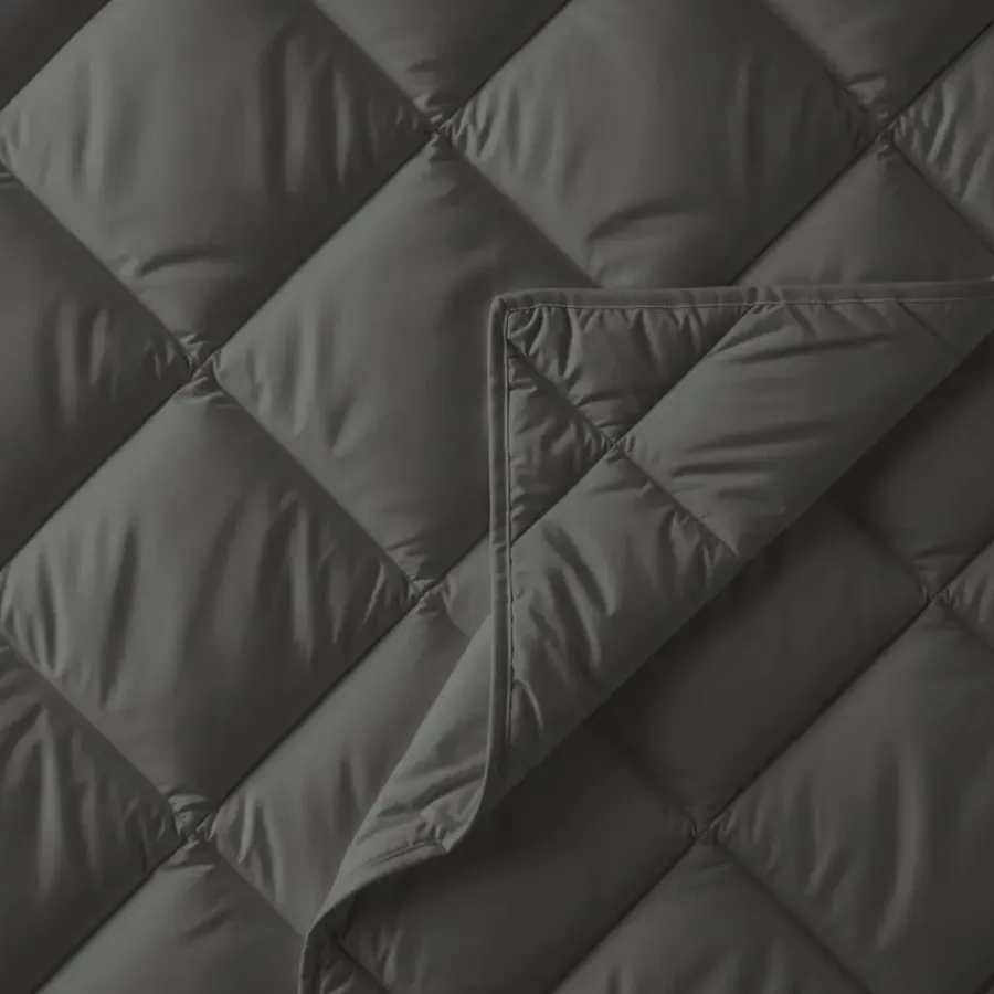 Sleeptime Dekbed zonder Overtrek Diamond 240x200 – Met Kussenslopen – Wasbaar – Antraciet