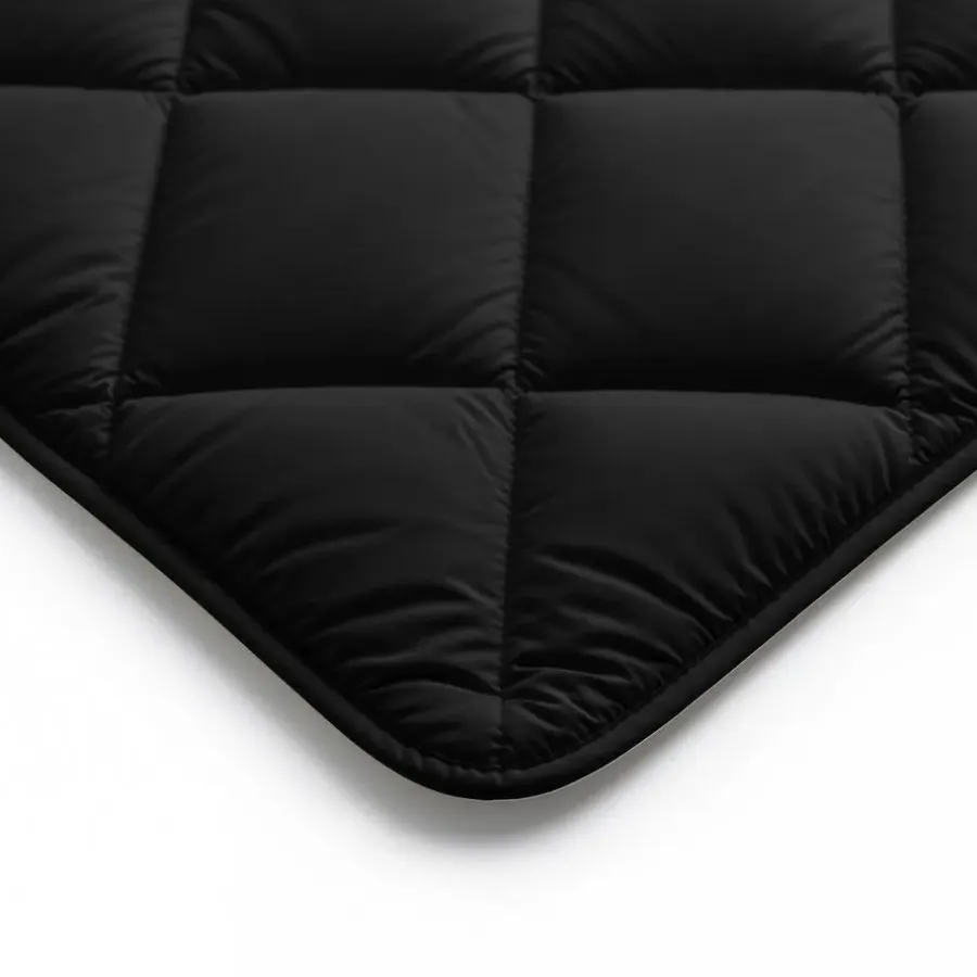 Dekbedden-Sleeptime Dekbed zonder Overtrek Diamond 200x200 – Met Kussenslopen– Wasbaar – Zwart/Blauw