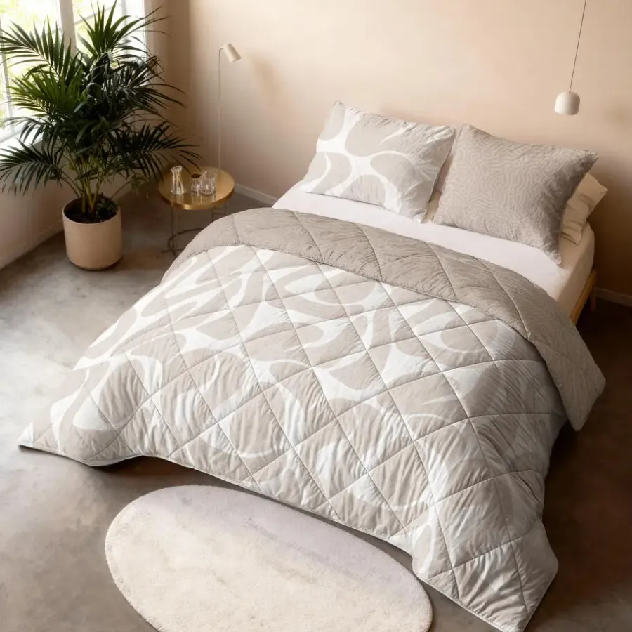 Dekbedden-Sleeptime Dekbed zonder Overtrek Drifty 140x200 – Zacht & Wasbaar – Incl. Kussensloop