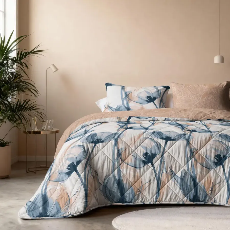 Dekbedden-Sleeptime Dekbed zonder Overtrek Flower 240x220 – Zacht & Wasbaar – Incl. 2 Kussenslopen