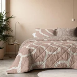 Dekbedden-Sleeptime Dekbed zonder Overtrek Shapes 240x220 – Zacht & Wasbaar – Incl. 2 Kussenslopen