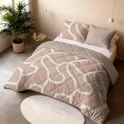 Dekbedden-Sleeptime Dekbed zonder Overtrek Shapes 240x220 – Zacht & Wasbaar – Incl. 2 Kussenslopen