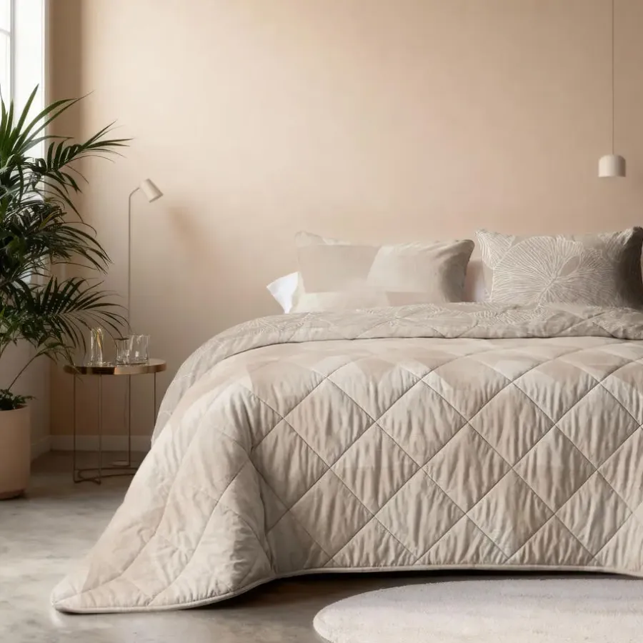 Dekbedden-Sleeptime Dekbed zonder Overtrek Triangles 240x220 – Zacht & Wasbaar – Incl 2 Kussenslopen