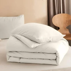 Sleeptime Dekbed zonder Overtrek 240x200 – Incl. Kussenslopen – Wasbaar – Crème