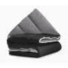 Sleeptime Dekbed zonder Overtrek 200x200 – Incl. Kussenslopen – Wasbaar – Zwart/Antraciet