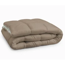 Dekbedden-Sleeptime Dekbed zonder Overtrek 140x200 – Incl. Kussenslopen – Wasbaar – Taupe