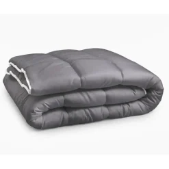 Loveseats-Sleeptime Dekbed zonder Overtrek 200x200 – Incl. Kussenslopen – Wasbaar – Antraciet