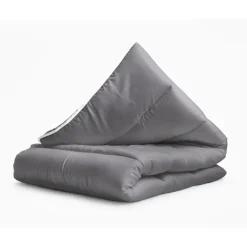Loveseats-Sleeptime Dekbed zonder Overtrek 200x200 – Incl. Kussenslopen – Wasbaar – Antraciet