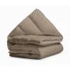 Sleeptime Dekbed zonder Overtrek 200x200 – Incl. Kussenslopen – Wasbaar – Taupe