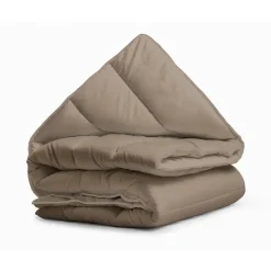 Sleeptime Dekbed zonder Overtrek 200x200 – Incl. Kussenslopen – Wasbaar – Taupe