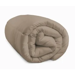 Sleeptime Dekbed zonder Overtrek 200x200 – Incl. Kussenslopen – Wasbaar – Taupe