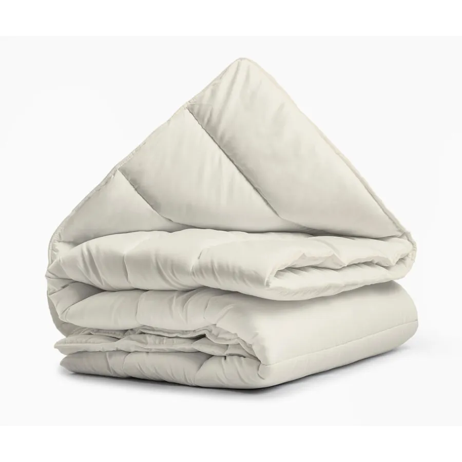 Dekbedden-Sleeptime Dekbed zonder Overtrek 200x200 – Incl. Kussenslopen – Wasbaar – Crème