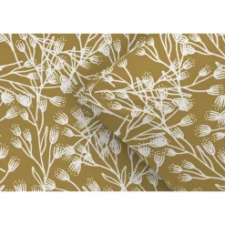 Leen Bakker Dekbedovertrek Aila - oker/wit - 240x200/220 cm