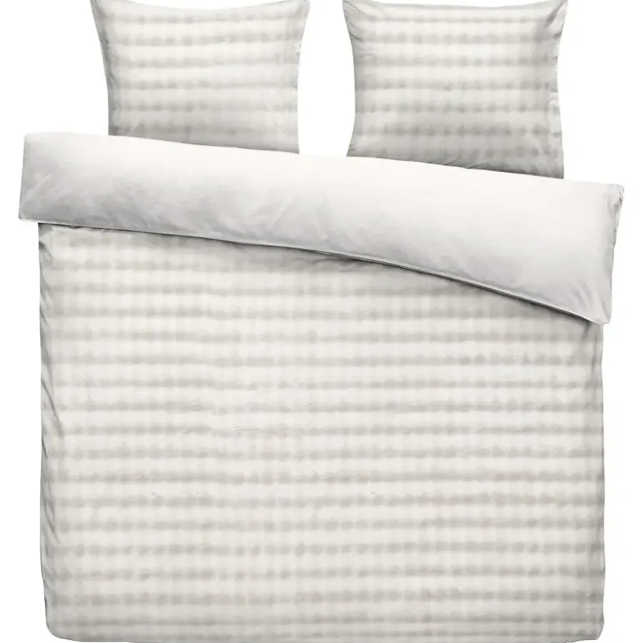 Lits-Jumeaux Dekbedovertrekken-Leen Bakker Dekbedovertrek Brylin - off-white - 240x200/220 cm