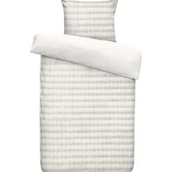 Dekbedovertrekken-Leen Bakker Dekbedovertrek Brylin - off-white - 140x200/220 cm