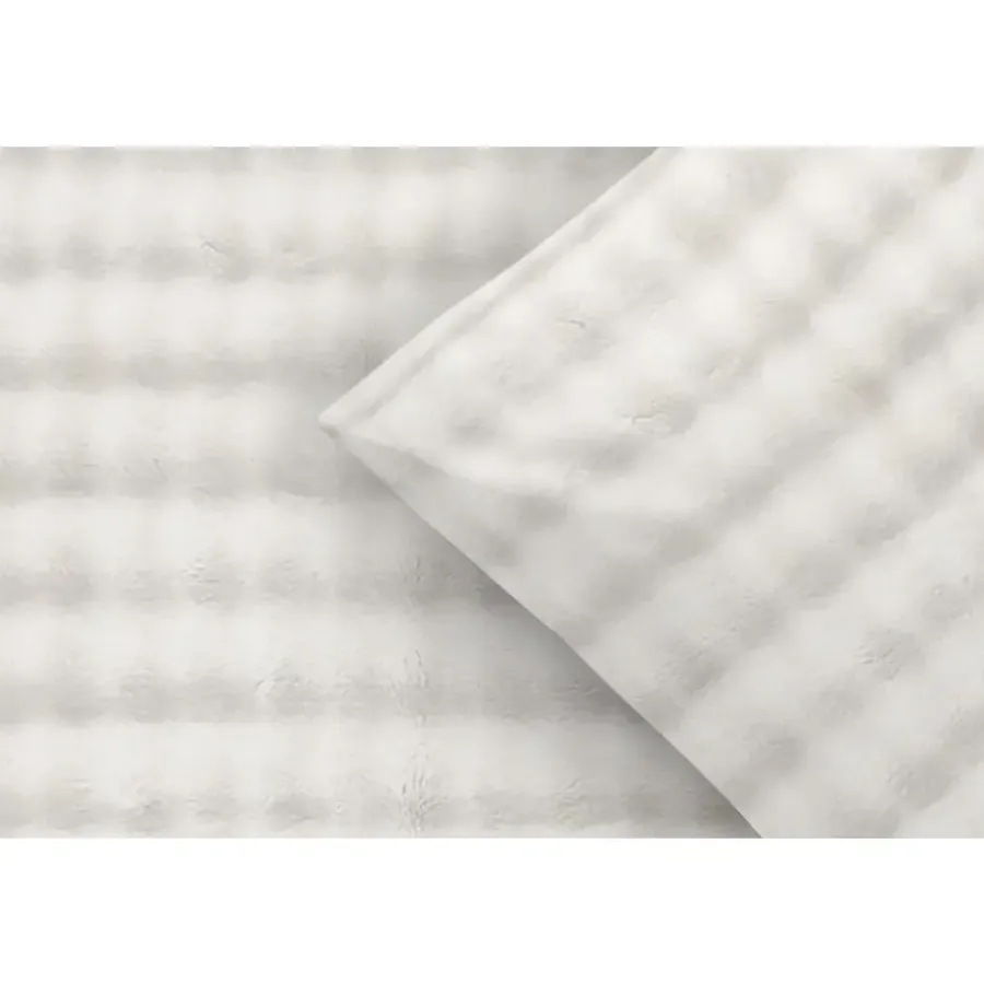 2-Persoons Dekbedovertrekken-Leen Bakker Dekbedovertrek Brylin - off-white - 200x200/220 cm