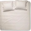 1-Persoons Dekbedovertrekken-Damai Dekbedovertrek Linea Ivory Satijn-140x200/220