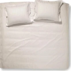 1-Persoons Dekbedovertrekken-Damai Dekbedovertrek Linea Ivory Satijn-140x200/220
