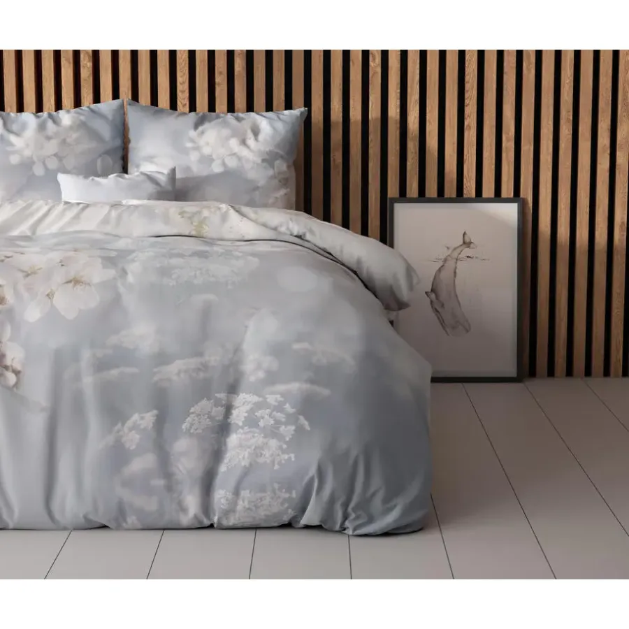 2-Persoons Dekbedovertrekken-Sleeptime Dekbedovertrek Frost Nature 200x220 – Zacht & Ademend – Incl. 2 Kussenslopen