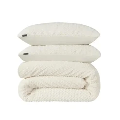 1-Persoons Dekbedovertrekken-Sleeptime Dekbedovertrek Fur Teddy 140x220 – Fluweelzacht & Knus Design – Beige