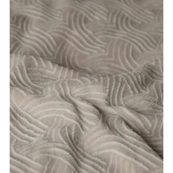Sleeptime Dekbedovertrek Japandi 240x220 – Flanel Fleece – Zacht & Warm – Taupe