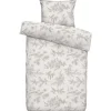 Leen Bakker Dekbedovertrek Noalyn - off-white/taupe - 140x200/220 cm