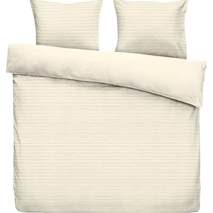 Dekbedovertrekken|Lits-Jumeaux Dekbedovertrekken-Byrklund Dekbedovertrek Pluch Lines - off-white - 240x220 cm
