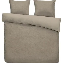 Byrklund Dekbedovertrek Teddy Favorite Fuzzle - bruin - 240x220 cm