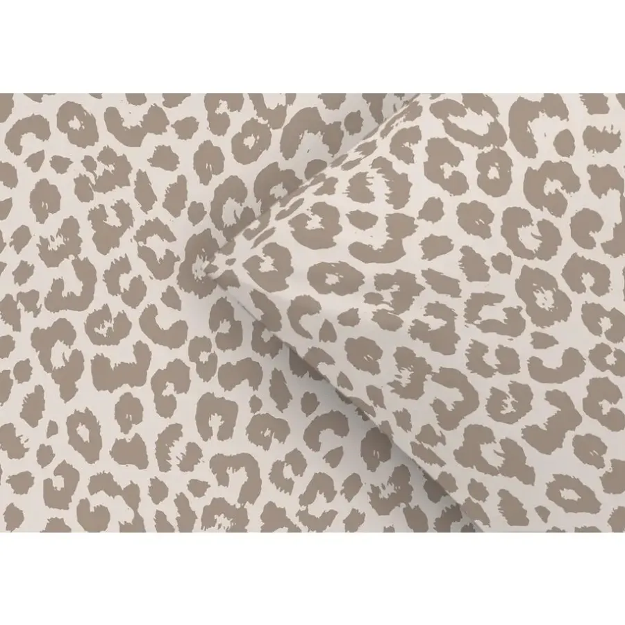 Leen Bakker Dekbedovertrek Tobias - zand/taupe - 240x200/220 cm