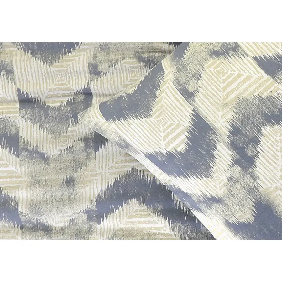 Lits-Jumeaux Dekbedovertrekken-Leen Bakker Dekbedovertrek Viggo - blauw - 240x220 cm
