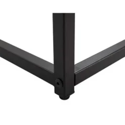 Sidetables-Beliani DELANO - Consoletafel - Donkere houtkleur - MDF