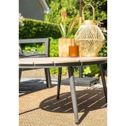 Garden Impressions 5-delige loungeset Ridge –4 luxe lounge fauteuils inclusief salontafel