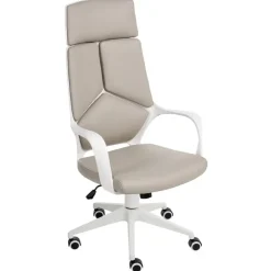 Leen Bakker DELIGHT - Bureaustoel - Taupe - Kunstleer